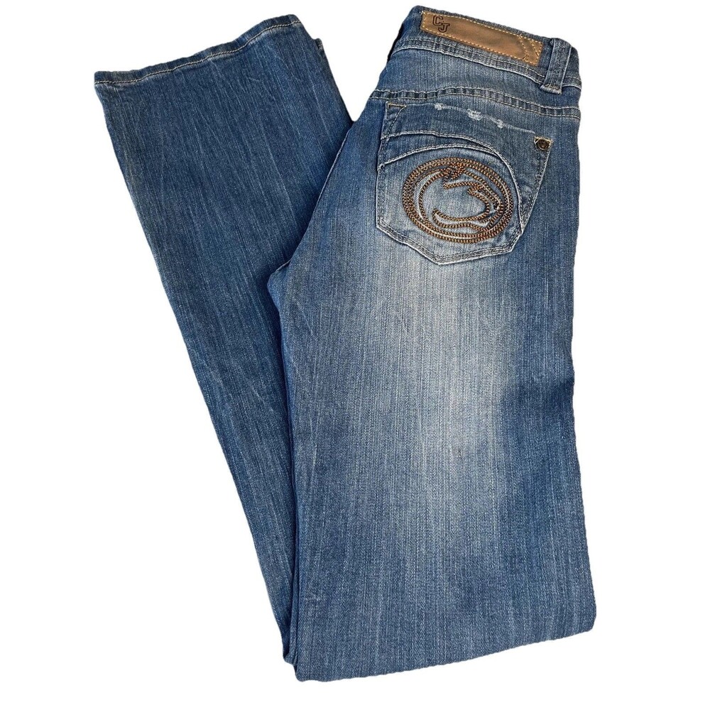 Campus Jeans Ladies Flare Low Rise Boot Cut Denim Penn State PSU Women’s Size 2